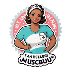 I want a nursing t shirt that feel luxurious  sticker on T-Shirt