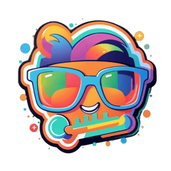 Create a T-shirt design with the phrase 'Vibe Check: Passed' in a playful font, with a thumbs-up emoji or cool sunglasses as a small graphic nearby. Use bright colors like orange, blue, and green to give the design a bold, positive feel that’s visually appealing and upbeat. sticker on T-Shirt