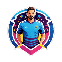 camisetas de futbol sticker on T-Shirt