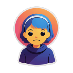 Introvert sticker on T-Shirt