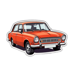 Сделай принт на футболку ваз 21010 sticker on T-Shirt