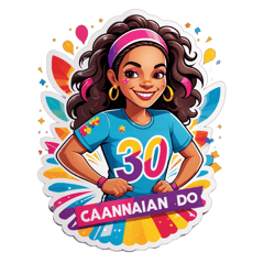 Uma camiseta colorida para um carnaval, com o nome CARNAVALO 2025, Aline 40 anos, 20 anos da Rep. Tô Pedalando. sticker on T-Shirt