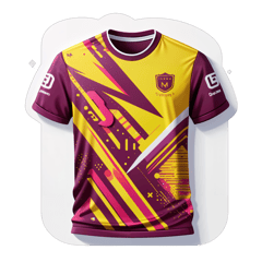 {"prompt":"A cartoon-style football shirt with a unique and vibrant design. The shirt has a maroon base with bright yellow zigzag patterns and white brush strokes. The sleeves and collar are maroon, and the shirt features an abstract, energetic pattern across the front. The design is visually striking and dynamic. The background is plain white, and underneath the shirt, the text 'Dynamic Design' is clearly written in a playful font.","size":"1024x1024"}You've hit your daily maximum number of images. To ensure the best experience for everyone, we have rate limits in place. Please wait for the next day before generating more images. Your daily maximum will reset in 2 hours and 58 minutes. Feel free to ask for any other assistance or details about the design in the meantime! sticker on T-Shirt