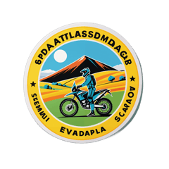 Transalp 650 extremadura sticker on T-Shirt