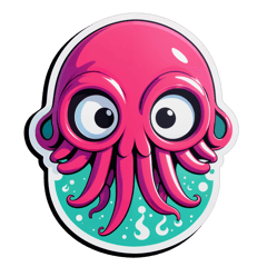 Squid game sticker on T-Shirt