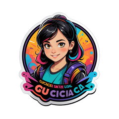 Quiero que mi diseño se  juvenil que valla escrito EDLM quiero que uses colores elegantes como el negro  sticker on T-Shirt