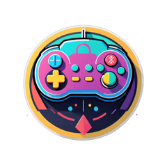 Crea una camisa de de icono de control de video juego  sticker on T-Shirt