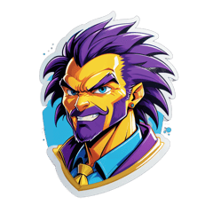 Dorin e super sticker on T-Shirt