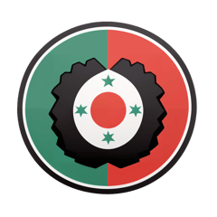 syria sticker on T-Shirt