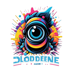 Create a unique and creative T-shirt design with a black background. The design should prominently feature the words: "Tenho TDAH Talento, Determinação, Amor, Humanidade" in an impactful and artistic way. Experiment with bold typography, dynamic layouts, and expressive elements that convey strength and positivity. Aim for a modern and visually captivating style. sticker on T-Shirt