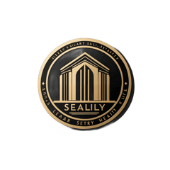 luxe Selah Realty tshirt, minimalist sticker on T-Shirt