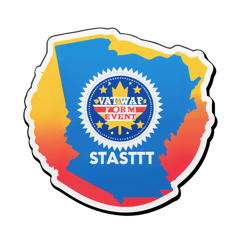I want a t-shirt for my state event. sticker on T-Shirt