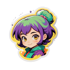 shabi sticker on T-Shirt