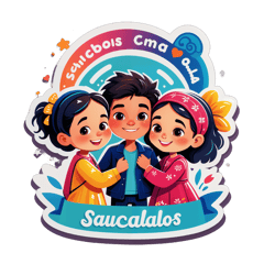 Entramos juntos salimos juntos camarada  sticker on T-Shirt